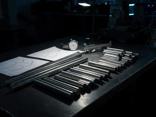 Refractory metal rods and thermal data